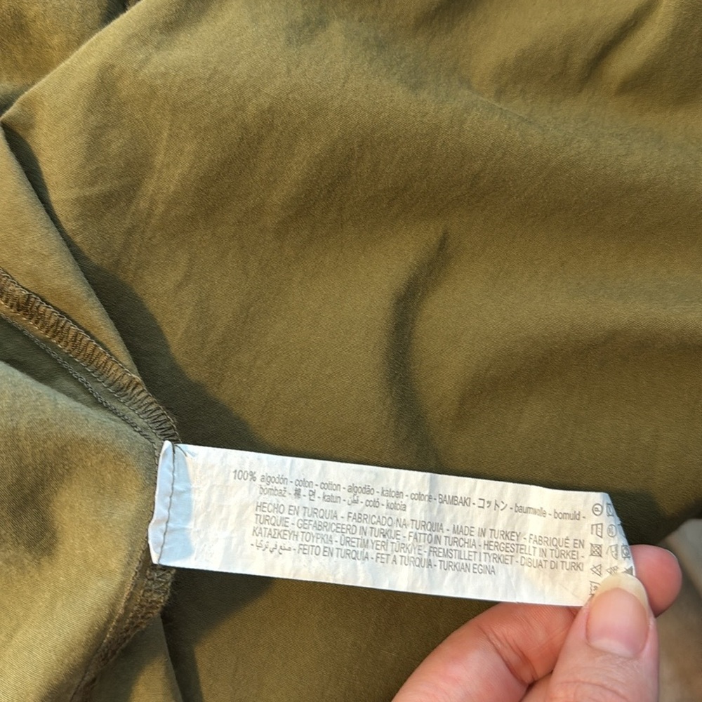 Zara Belted Spring/Fall Utility Trench Jacket Coat, L - Picture 5 of 5